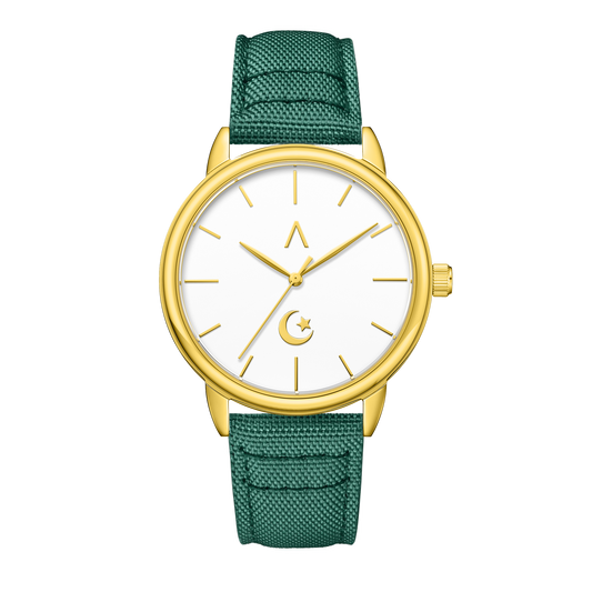 ISL-M-WG-MGFAB | The islamic Watches, Crescent moon and star.