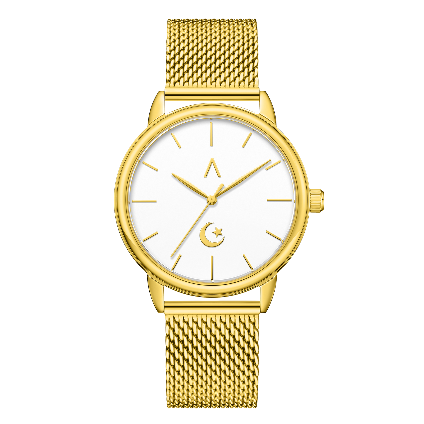 ISL-M-WG-MG | The Islamic watches, The Cresecent moon and star.