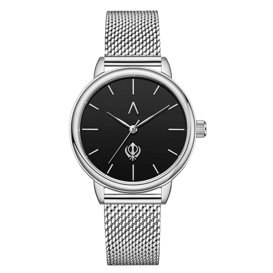 SIK-W-BS-WS |The Sikh Watches, Khanda
